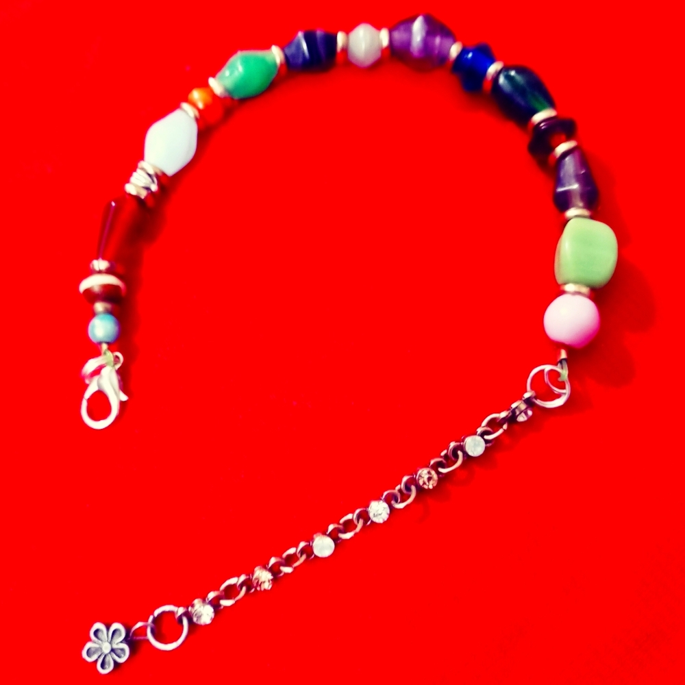 Handmade bracelet. Designed by GrassHoppa